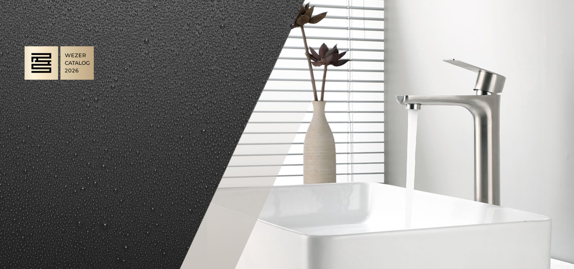 Nowoczesne baterie umywalkowe WEZER – design i funkcjonalność